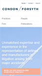 Mobile Screenshot of condonlaw.com