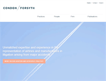Tablet Screenshot of condonlaw.com